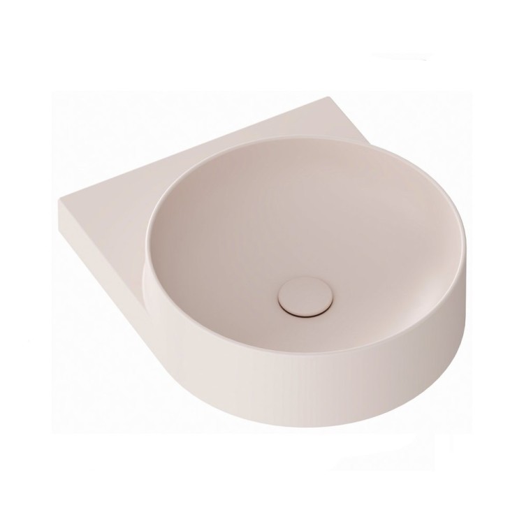 Vannas istabas izlietne RAVAK YARD 400 40.5x50 cm, alabaster pink