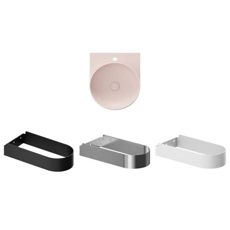 Vannas istabas izlietne RAVAK YARD 400 40.5x50 cm, alabaster pink