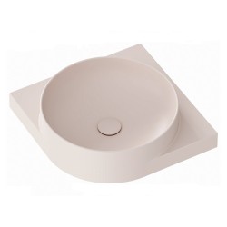 Vannas istabas stūra izlietne Ravak Yard 450 C 45x45 cm, Alabaster Pink