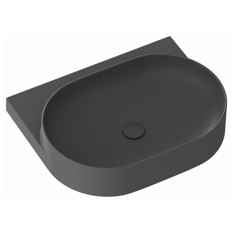 Vannas istabas izlietne RAVAK YARD 600 60.5x50 cm, antracīts