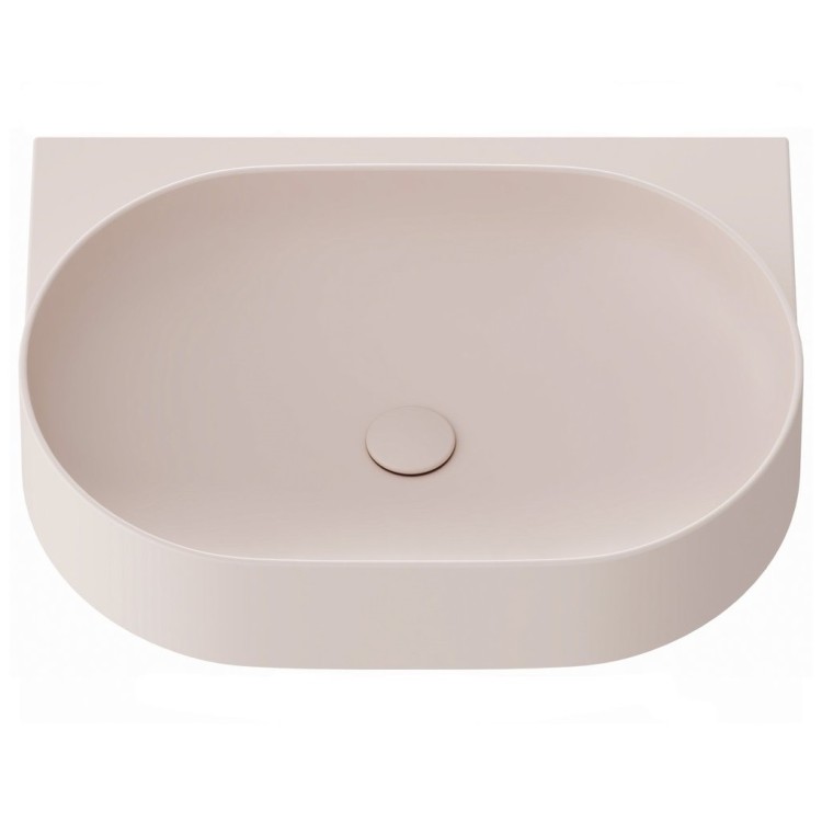 Vannas istabas izlietne RAVAK YARD 600 60.5x50 cm, alabaster pink