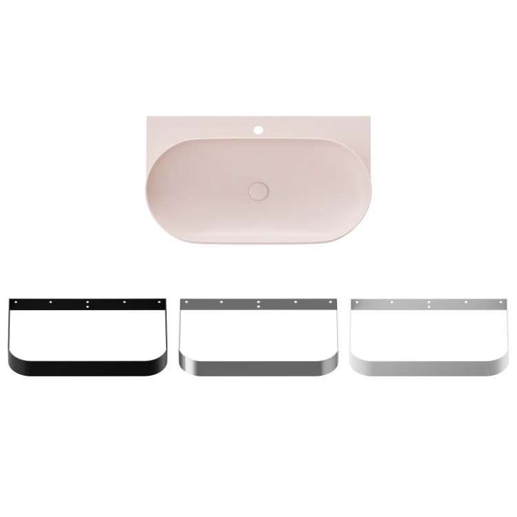 Vannas istabas izlietne RAVAK YARD 800 80.5x50 cm, alabaster pink