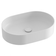 Vannas istabas uzliekamā izlietne Ravak Ceramic 550 O Slim 55x37cm, balta matēta