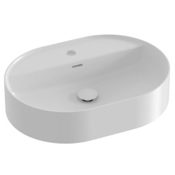 Vannas istabas uzliekamā izlietne Ravak Ceramic 550 O Slim Shelf 55x40 cm