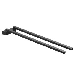 Dvieļu turētājs grozāms Ravak 10° 42cm, melns TD 340.20