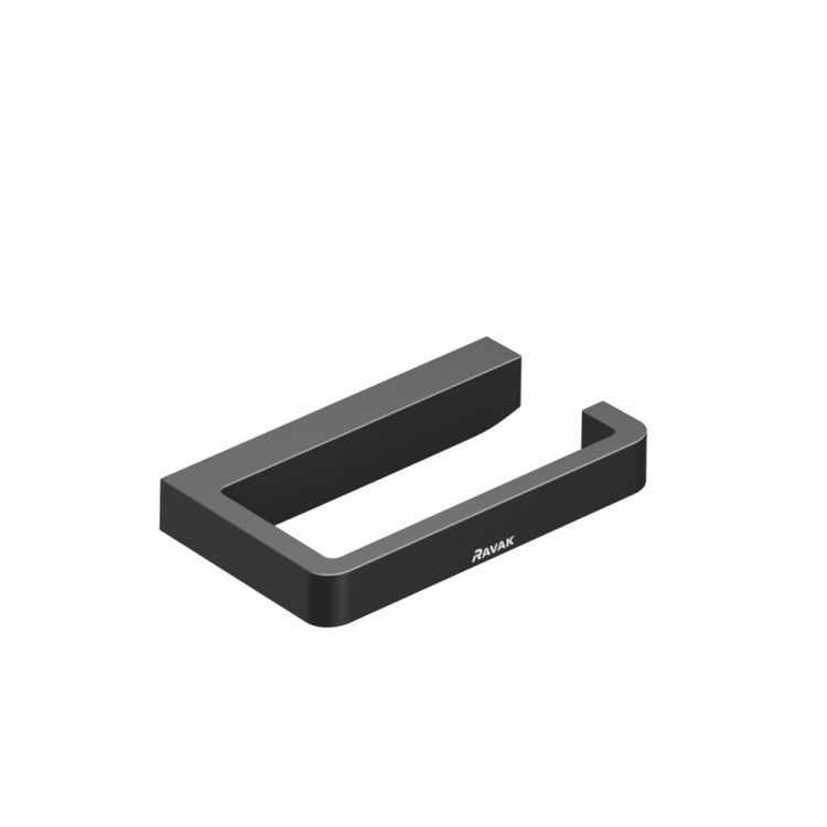 Tualetes papīra turētājs Ravak 10°, melns TD 400.20