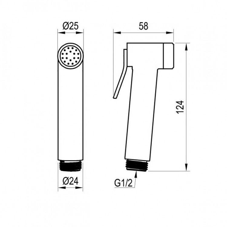 Bidetta rokas duša RAVAK 963.00
