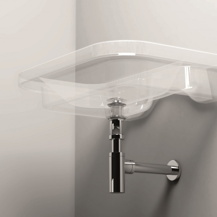 Izlietnes sifons glāze bez izplūdes Ravak 1 1/4x32, hroms