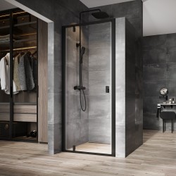 Dušas durvis RAVAK NEXTY NDOP1 80 cm, melns/melns