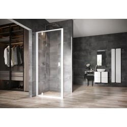 Dušas stūris kvadrātveida RAVAK NEXTY NDOP1+NPSS 80x80 cm, balts matēts