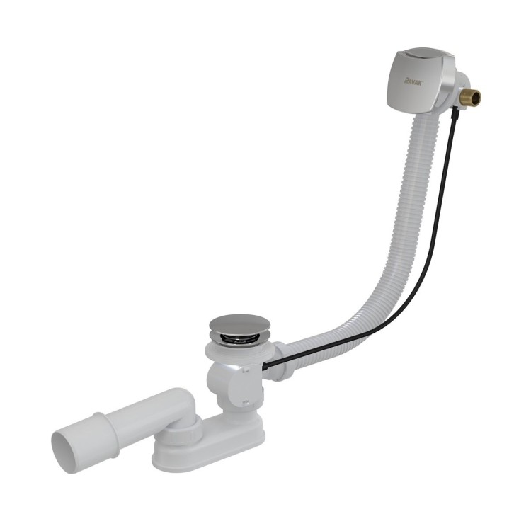 Vannas sifons ar pārplūdi un ieplūdes sistēmu Ravak 800 B, X01504