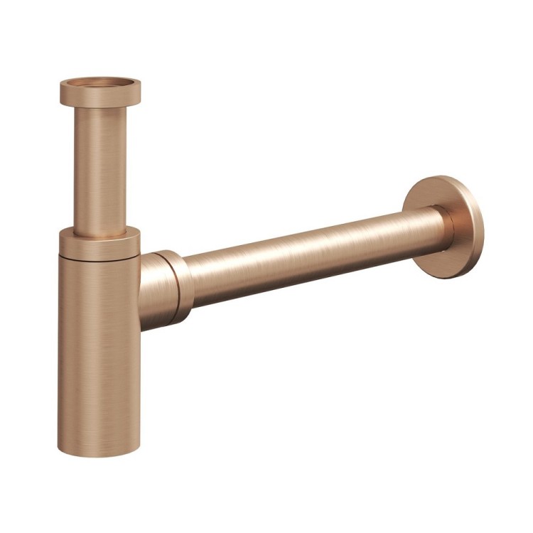 Izlietnes sifons glāze bez izplūdes Ravak 1 1/4x32, rozā zelts matēts