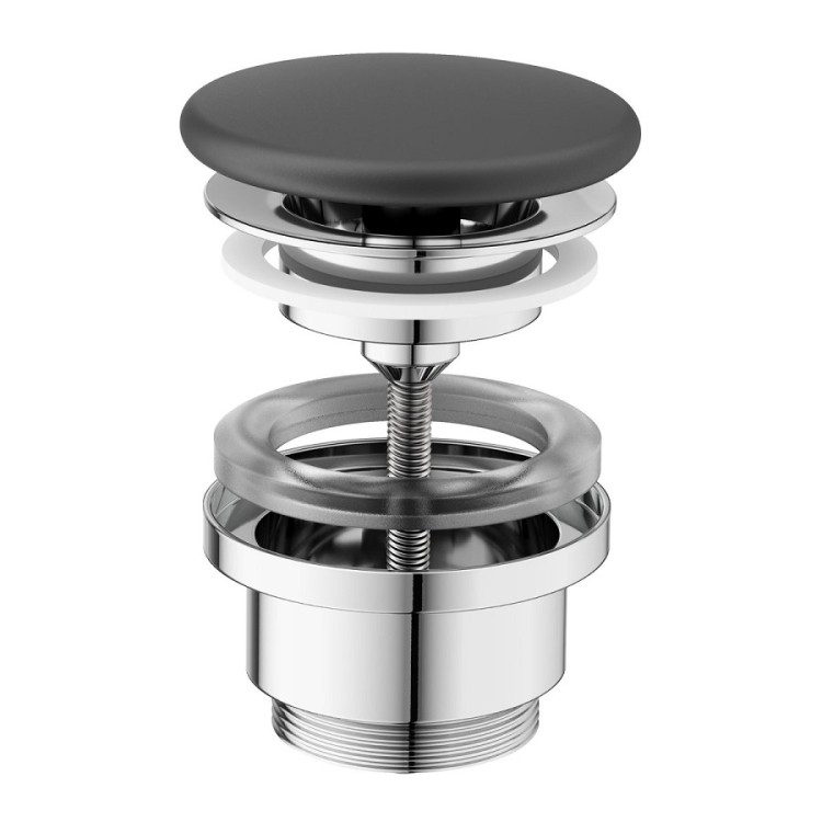 Sifona izplūde Ravak Flat, keramika, antracīts