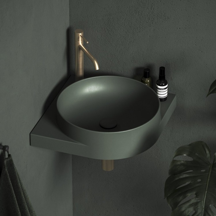 Sifona izplūde Ravak Flat, keramika, grey green