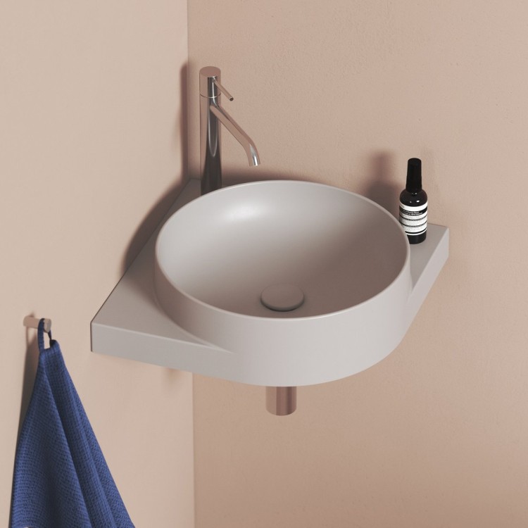 Sifona izplūde Ravak Flat, keramika, Smoke Grey