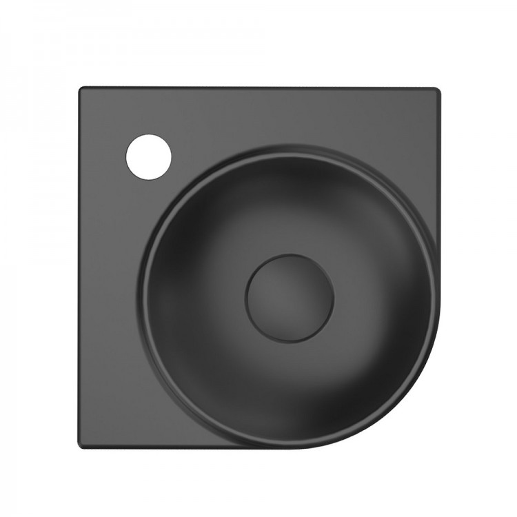 Vannas istabas stūra izlietne Ravak Yard 280 C 28x28 cm, melna XJX0D228000