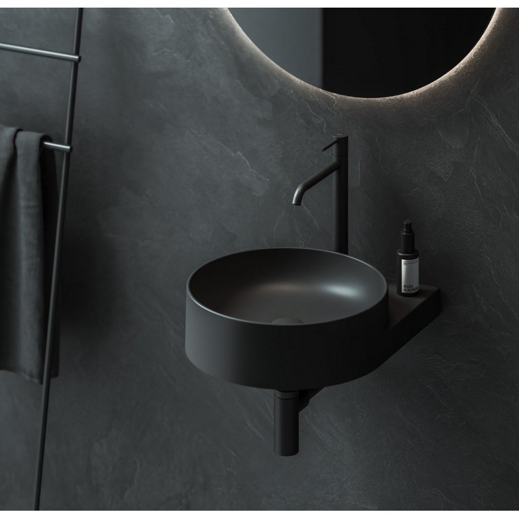 Vannas istabas izlietne RAVAK YARD 400 40.5x50 cm, melna XJX0D240002