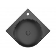 Vannas istabas stūra izlietne Ravak Yard 450 C 45x45 cm, melna XJX0D245000