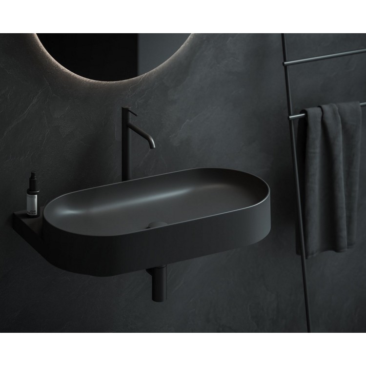 Vannas istabas izlietne RAVAK YARD 800 80.5x50 cm, melna XJX0D280002