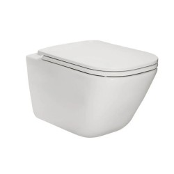 Tualetes pods piekaramais Roca The Gap Rimless ar soft close vāku, A34H47