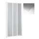 Dušas durvis Roth LD3/900 90cm, balts/polistirols