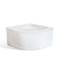 Dušas paliktnis dziļais Roth VIKI LUX 800x800, balts