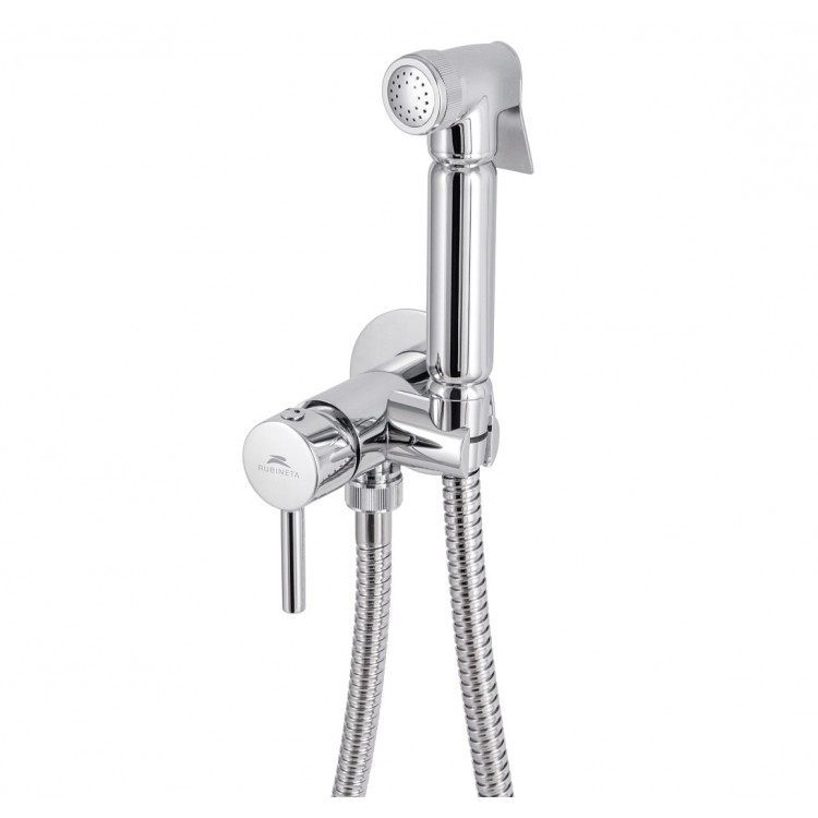 Iebuvējams maisītājs ar bidetta dušu Rubineta Ultra, hroms