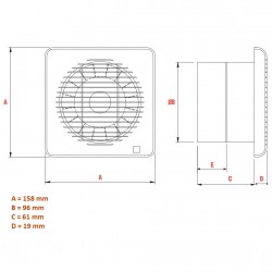 Sadzīves ventilators S&P FUTURE 100