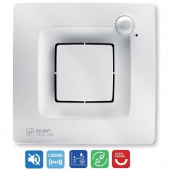 Sadzīves ventilators S&P SILENT DUAL 100, ar kustības un mitruma sensoru