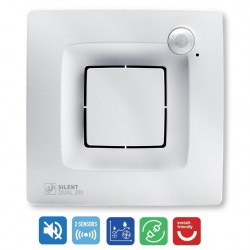 Sadzīves ventilators S&P SILENT DUAL 200, ar kustības un mitruma sensoru