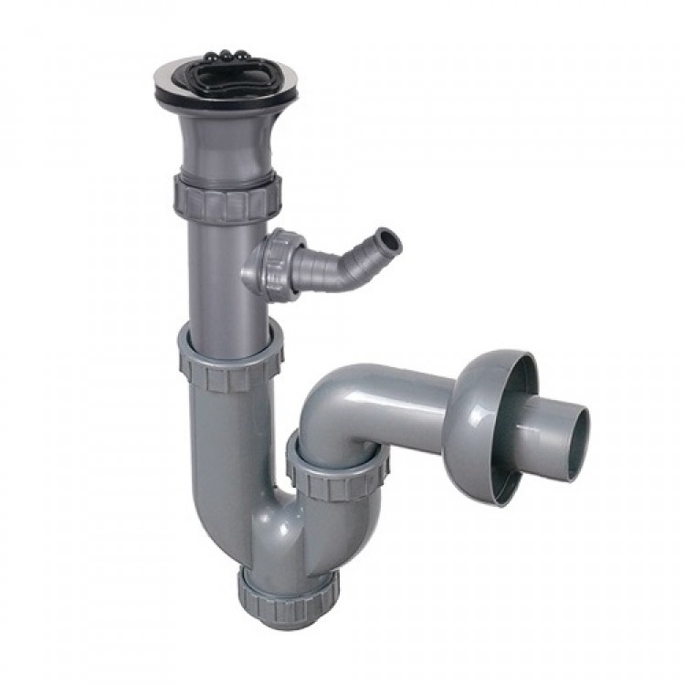 Virtuves izlietne Kromevye Lay-On 800x500mm ar sifonu, N-116L