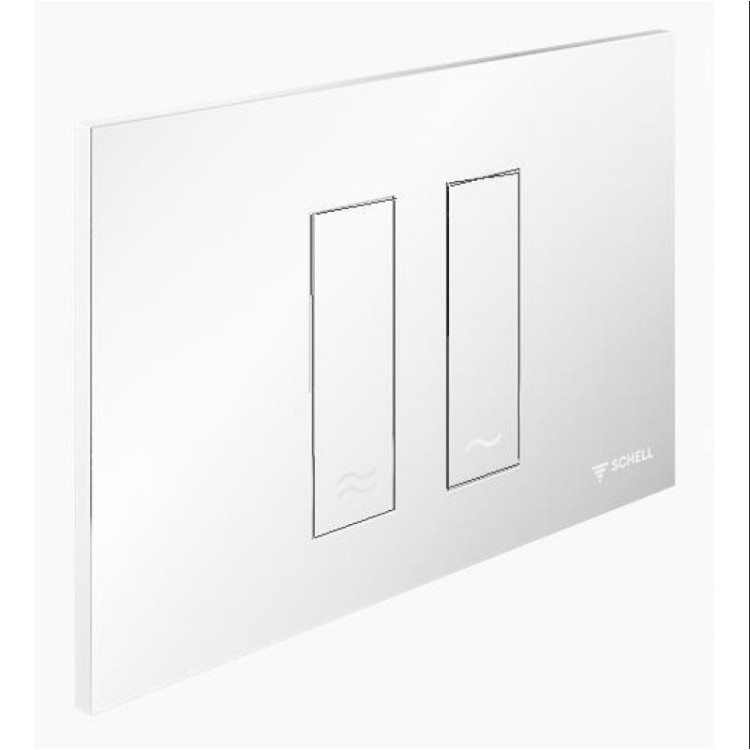 Komplekts Ravak Flow RimOff + Schell rāmis ar baltu pogu Tower