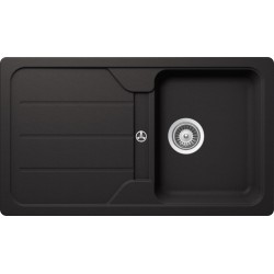 Virtuves izlietne Schock FORMHAUS D-100, 86x50cm Nero