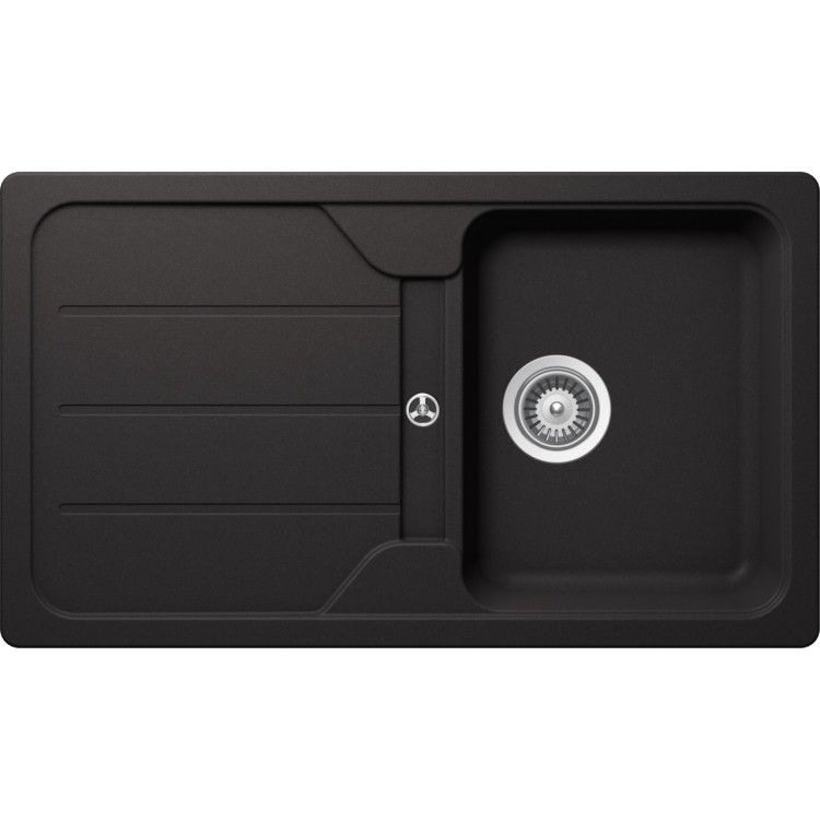 Virtuves izlietne Schock FORMHAUS D-100, 86x50cm Nero