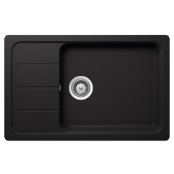 Virtuves izlietne Schock FORMHAUS D-100LS 78x50cm, nero