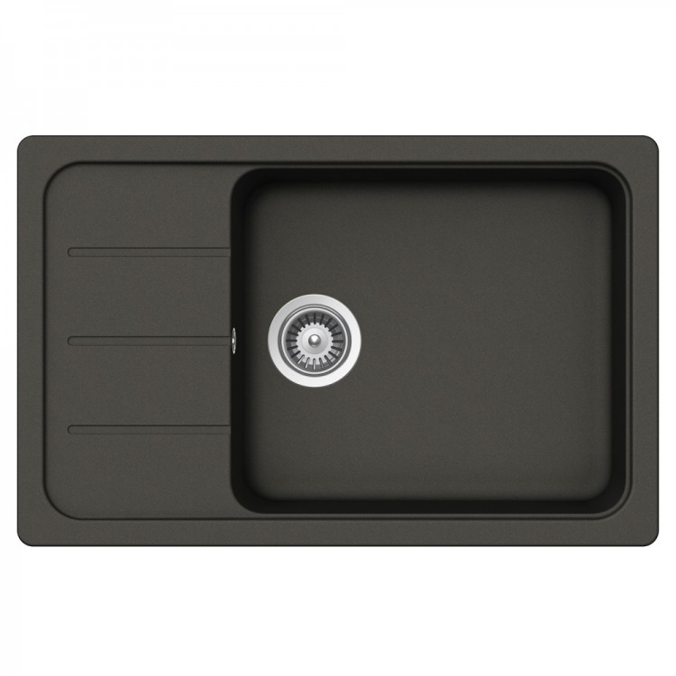 Virtuves izlietne Schock FORMHAUS D-100LS 78x50cm, asphalt