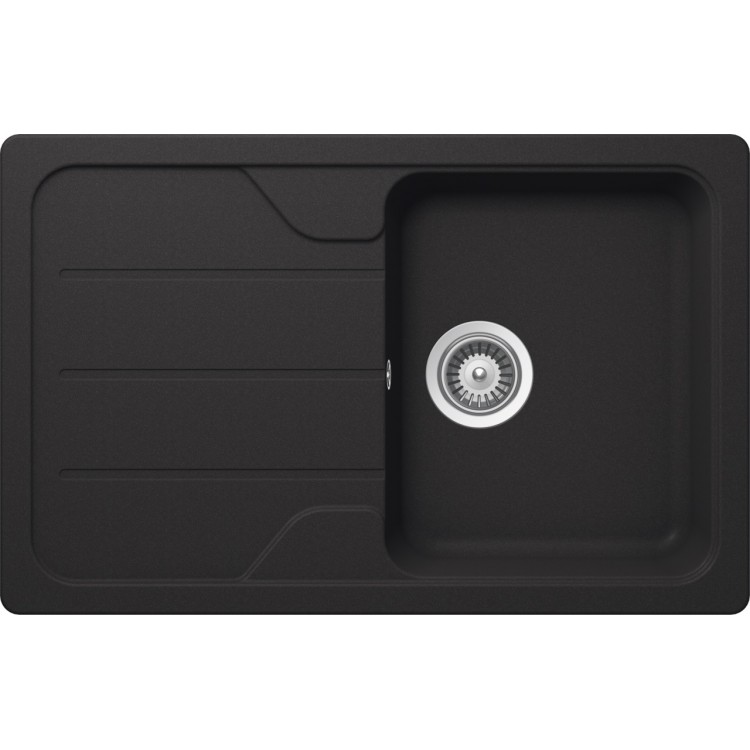 Virtuves izlietne Schock FORMHAUS D-100S 78x50cm, onyx