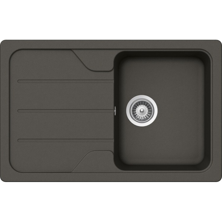 Virtuves izlietne Schock FORMHAUS D-100S 78x50cm, asphalt