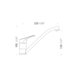 Virtuves izlietnes maisītājs SCHOCK COSMO, 525001 07