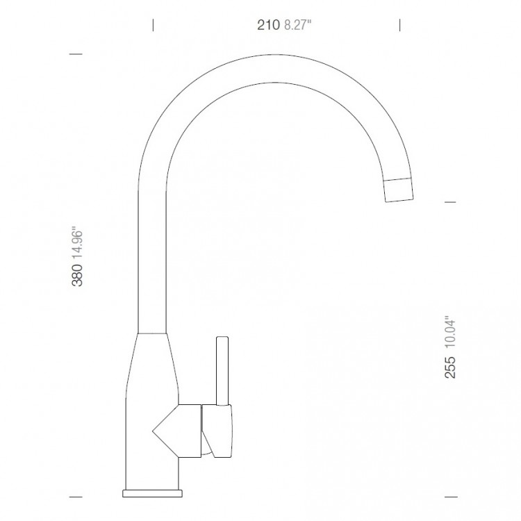 Virtuves izlietnes maisītājs SCHOCK KAVUS, 559000 GAS