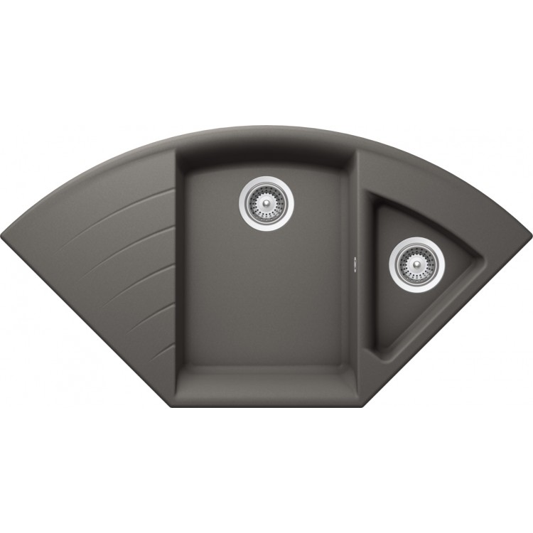 Virtuves izlietne Schock LOTUS C-150 108x58cm, silverstone