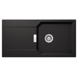 Virtuves izlietne Schock MANHATTAN D-100L 100x51cm, Nero