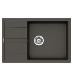 Virtuves izlietne Schock RONDA D-100XL 78x50cm, Asphalt