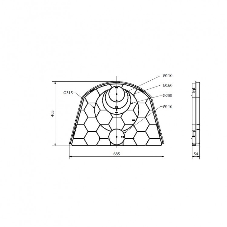 Sotralentz Notekūdeņu infiltrācijas tuneļa 300L nosegs