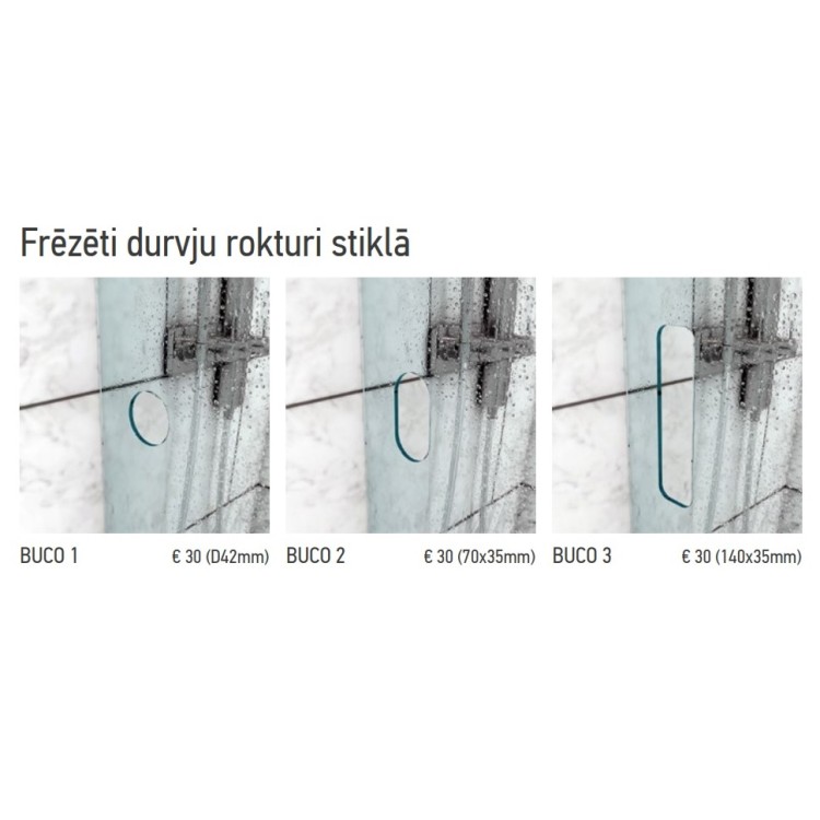 Vannas sieniņa Stikla Serviss LIA 900mm