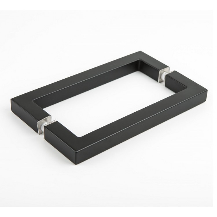 Dušas durvis bīdāmās Stikla Serviss SERENA BLACK LUX 1100 mm