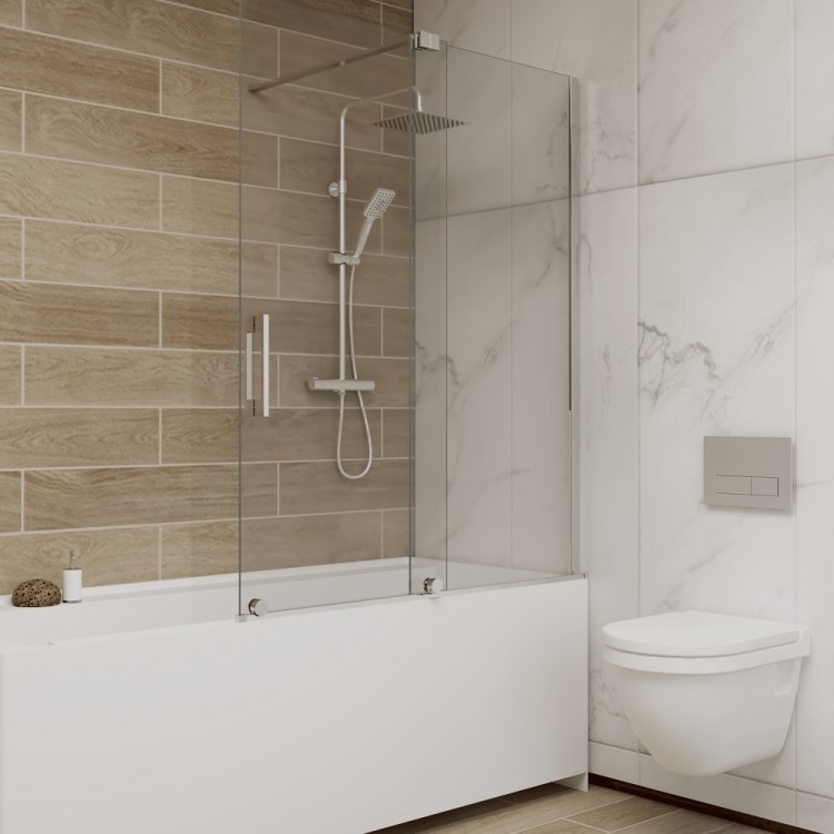 Vannas sieniņa Stikla Serviss Anita 1400mm