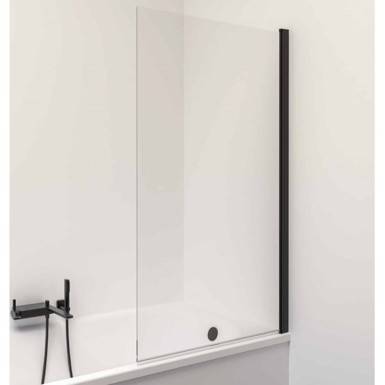 Vannas sieniņa Stikla Serviss LIA BLACK 900mm