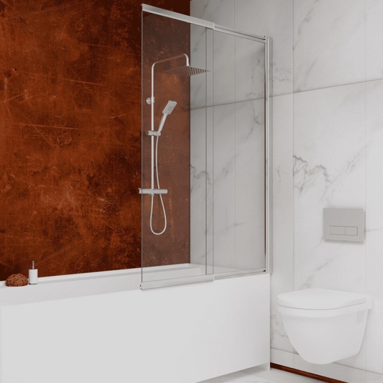 Vannas sieniņa Stikla Serviss Pia 900mm