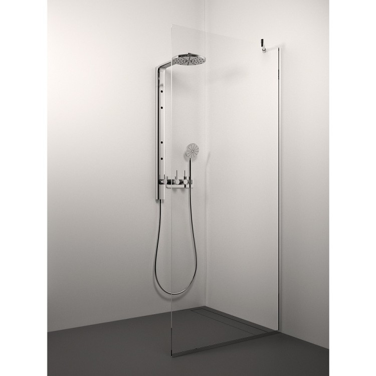 Dušas siena Stikla Serviss CONFORTO COR 900mm